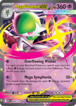 Mega Gardevoir ex - Mega Evolution 60 Pokemon TCG Card