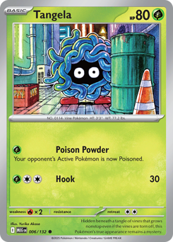 Tangela - Mega Evolution 6 Pokemon TCG Card