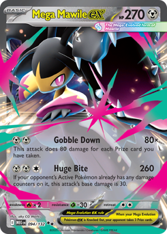 Mega Mawile ex - Mega Evolution 94 Pokemon TCG Card