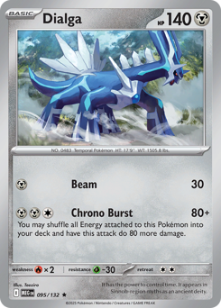 Dialga - Mega Evolution 95 Pokemon TCG Card