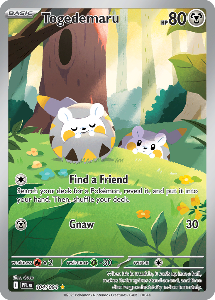 Togedemaru - Phantasmal Flames #104