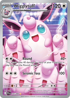 Wigglytuff - Phantasmal Flames 105 Pokemon TCG Card