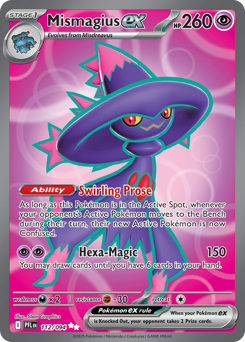 Mismagius ex - Phantasmal Flames 112 Pokemon TCG Card