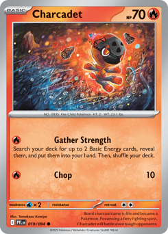 Charcadet - Phantasmal Flames 19 Pokemon TCG Card