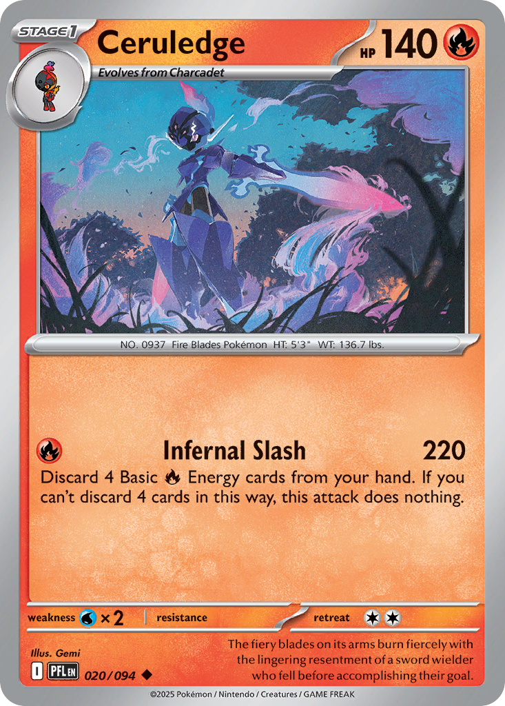 Ceruledge - Phantasmal Flames #20
