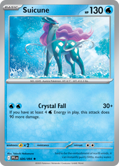 Suicune - Phantasmal Flames 26 Pokemon TCG Card