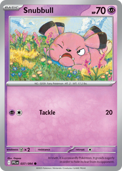 Snubbull - Phantasmal Flames 37 Pokemon TCG Card