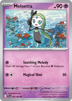 Meloetta - Phantasmal Flames 40 Pokemon TCG Card