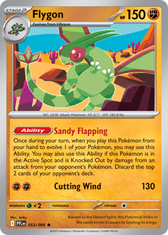 Flygon - Phantasmal Flames 53 Pokemon TCG Card