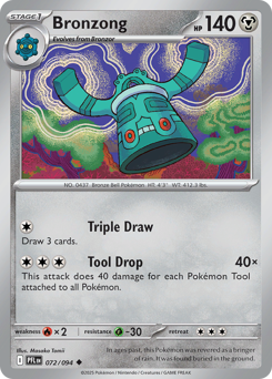 Bronzong - Phantasmal Flames 72 Pokemon TCG Card