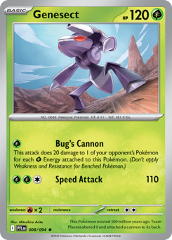 Genesect - Phantasmal Flames 8 Pokemon TCG Card