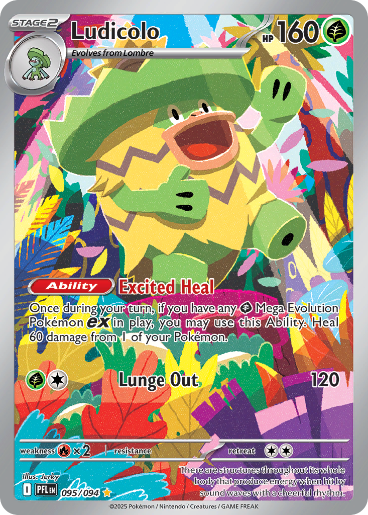 Ludicolo - Phantasmal Flames #95