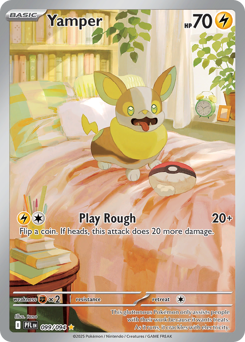 Yamper - Phantasmal Flames 99 Pokemon TCG Card