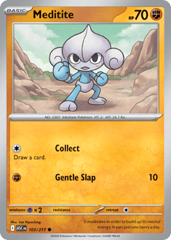 Meditite - Ascended Heroes 103 Pokemon TCG Card