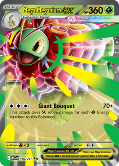 Mega Meganium ex - Ascended Heroes 10 Pokemon TCG Card