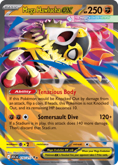 Mega Hawlucha ex - Ascended Heroes 116 Pokemon TCG Card