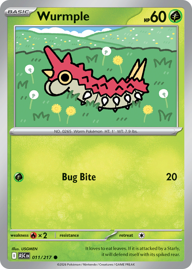 Wurmple - Ascended Heroes #11