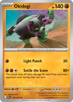 Okidogi - Ascended Heroes 122 Pokemon TCG Card