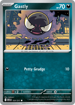 Gastly - Ascended Heroes 123 Pokemon TCG Card
