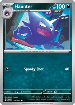 Haunter - Ascended Heroes 124 Pokemon TCG Card