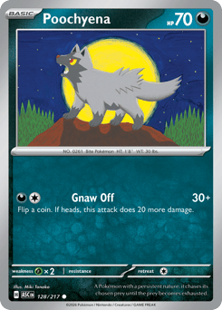 Poochyena - Ascended Heroes 128 Pokemon TCG Card