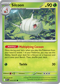 Silcoon - Ascended Heroes 12 Pokemon TCG Card