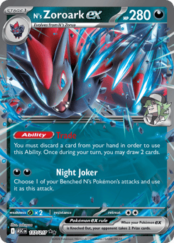 N's Zoroark ex - Ascended Heroes 137 Pokemon TCG Card