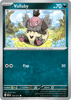 Vullaby - Ascended Heroes 138 Pokemon TCG Card