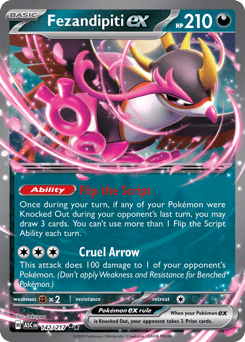 Fezandipiti ex - Ascended Heroes 142 Pokemon TCG Card
