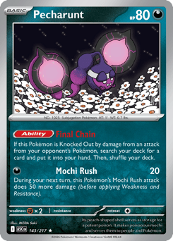 Pecharunt - Ascended Heroes 143 Pokemon TCG Card