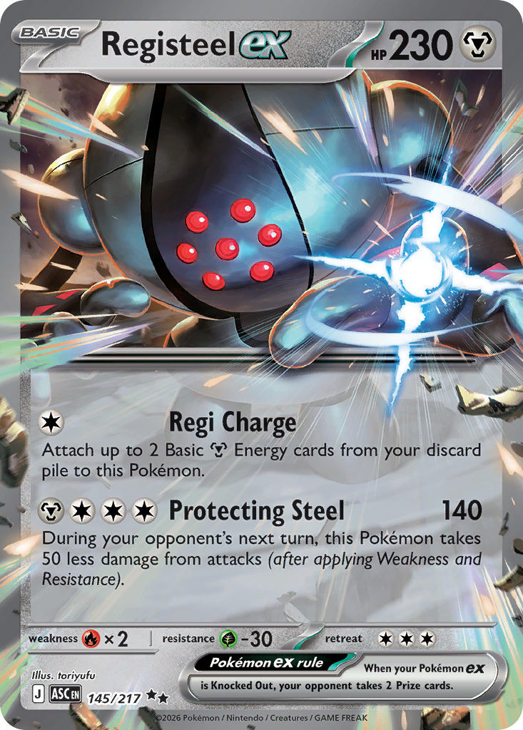 Registeel ex - Ascended Heroes #145