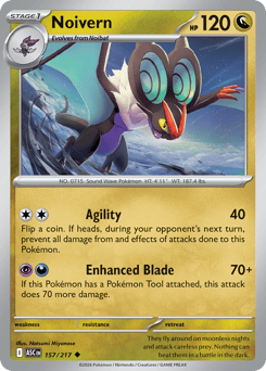 Noivern - Ascended Heroes 157 Pokemon TCG Card