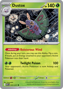 Dustox - Ascended Heroes 15 Pokemon TCG Card