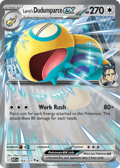 Larry's Dudunsparce ex - Ascended Heroes 164 Pokemon TCG Card