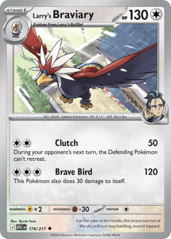 Larry's Braviary - Ascended Heroes 174 Pokemon TCG Card