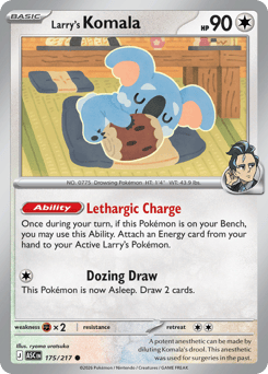 Larry's Komala - Ascended Heroes 175 Pokemon TCG Card