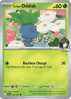 Erika's Oddish - Ascended Heroes 1 Pokemon TCG Card