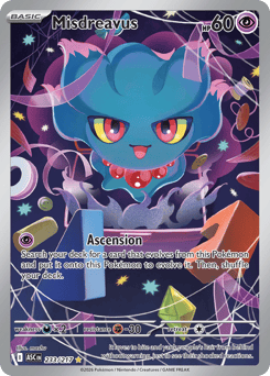 Misdreavus - Ascended Heroes 233 Pokemon TCG Card