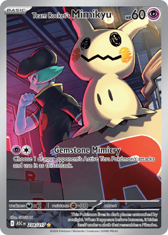 Team Rocket's Mimikyu - Ascended Heroes 238 Pokemon TCG Card