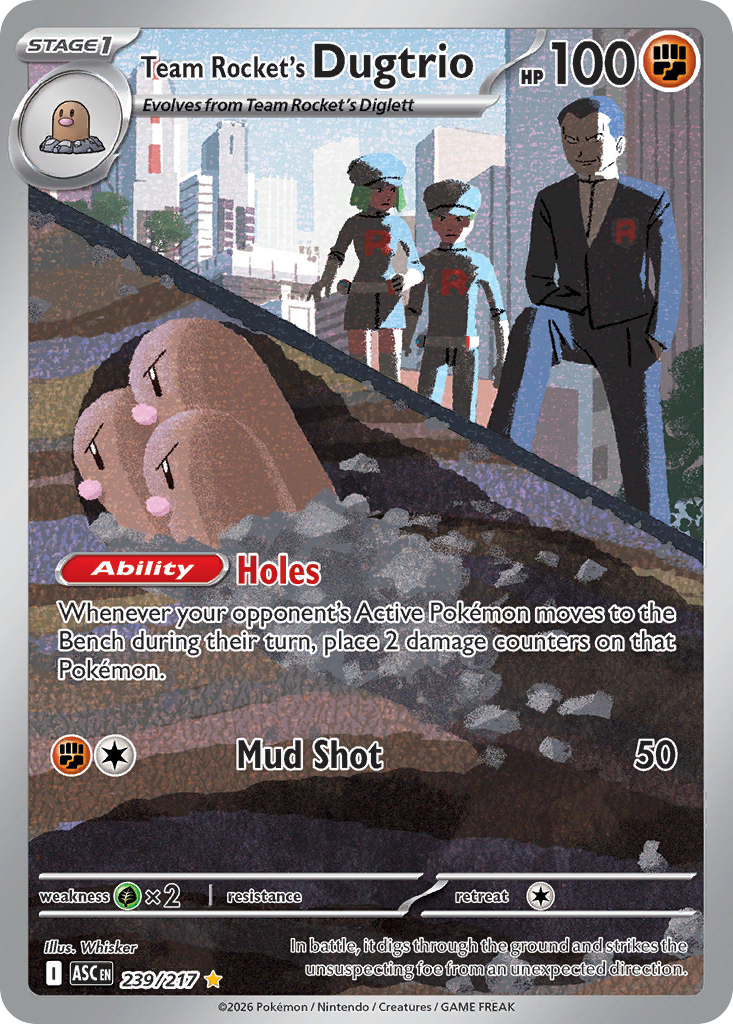 Team Rocket's Dugtrio - Ascended Heroes #239