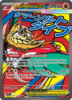 Mega Hawlucha ex - Ascended Heroes 268 Pokemon TCG Card