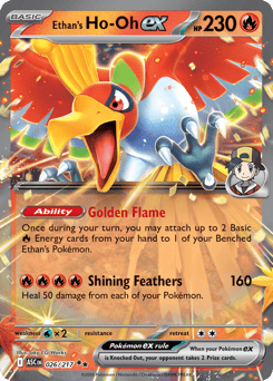 Ethan's Ho-Oh ex - Ascended Heroes 26 Pokemon TCG Card