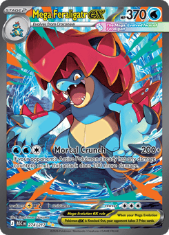 Mega Feraligatr ex - Ascended Heroes 274 Pokemon TCG Card