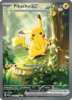 Pikachu ex - Ascended Heroes 276 Pokemon TCG Card