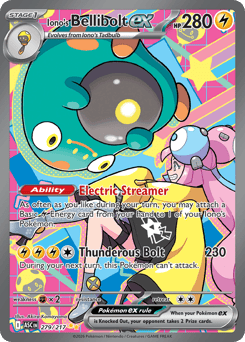 Iono's Bellibolt ex - Ascended Heroes 279 Pokemon TCG Card