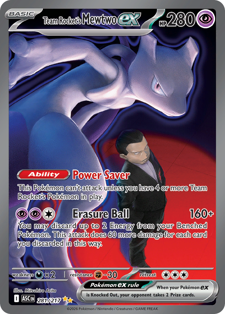 Team Rocket's Mewtwo ex - Ascended Heroes #281