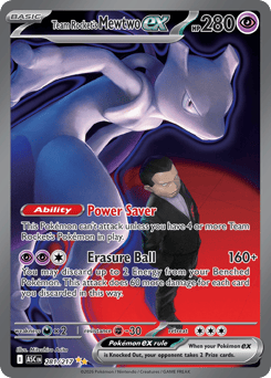 Team Rocket's Mewtwo ex - Ascended Heroes 281 Pokemon TCG Card