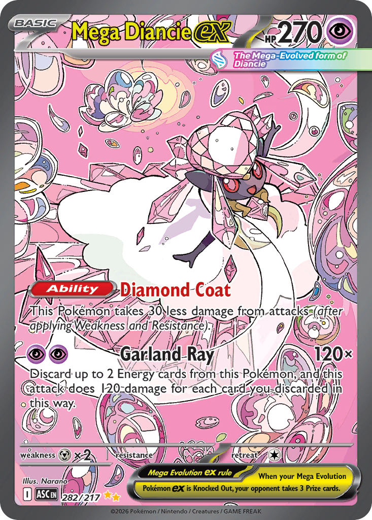 Mega Diancie ex - Ascended Heroes #282