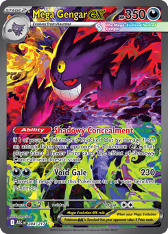 Mega Gengar ex - Ascended Heroes 284 Pokemon TCG Card