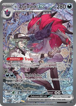 N's Zoroark ex - Ascended Heroes 286 Pokemon TCG Card